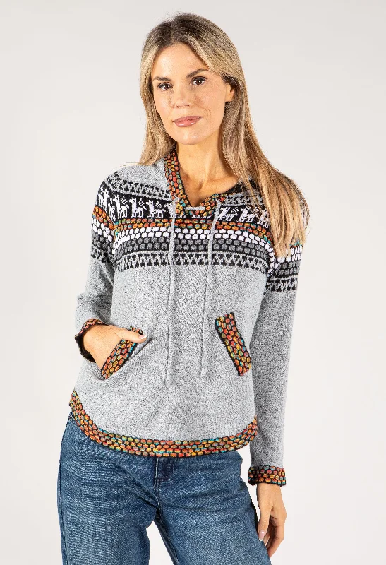 Nordic Style Hooded Pullover