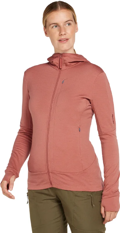 Merino 260 Quantum Long Sleeve Zip Hoodie - Women's|-|Chandail à capuchon avec glissière à manches longues en mérinos 260 Quantum - Femme