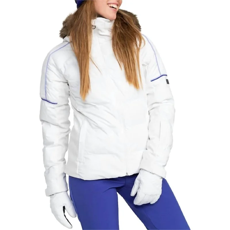 Snowblizzard Jacket In Wbb0- Bright White