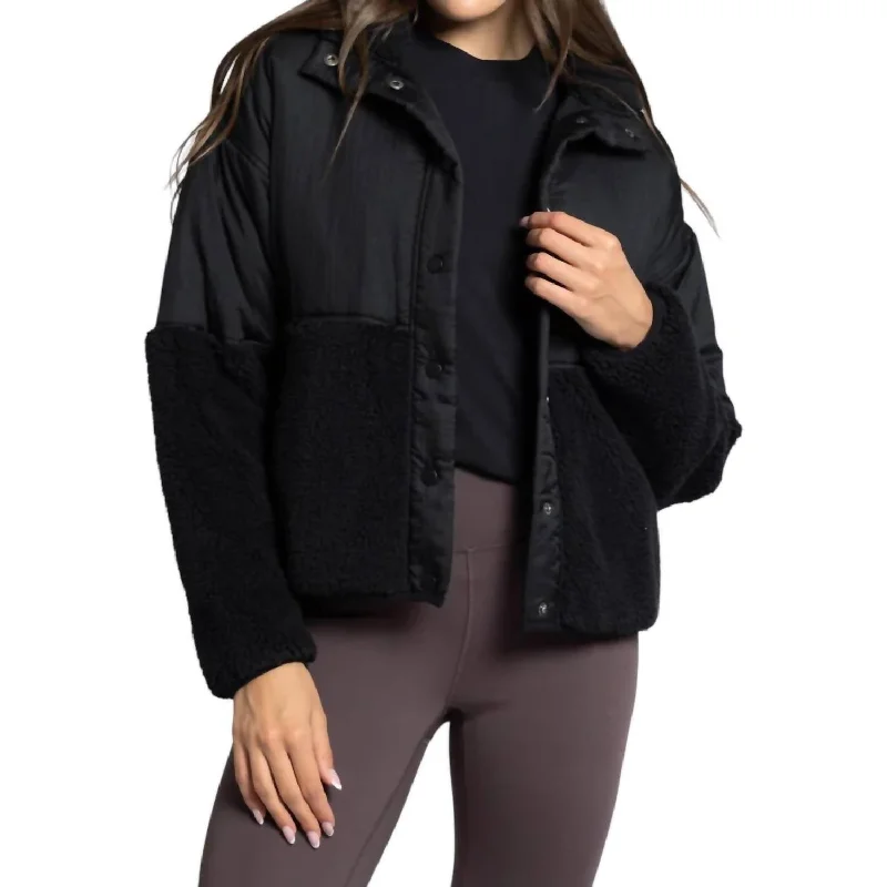 Delia Jacket In Jet Black