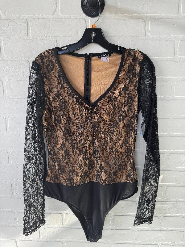 Bodysuit By Venus In Black Gold, Size: M