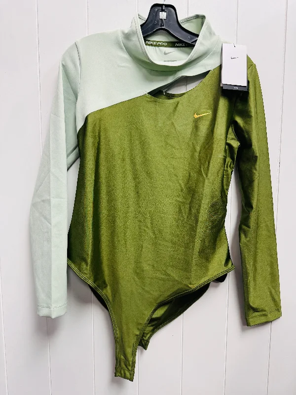 Bodysuit By Nike Apparel In Green, Size: L