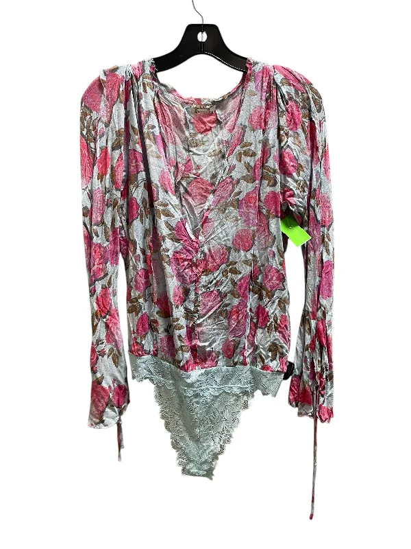 Bodysuit By Free People In Pink, Size: S