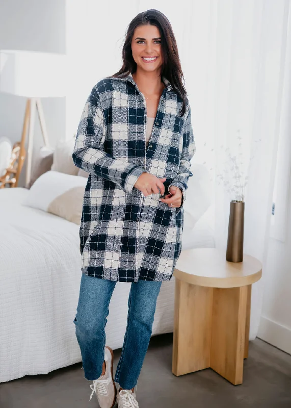 Kira Plaid Shacket