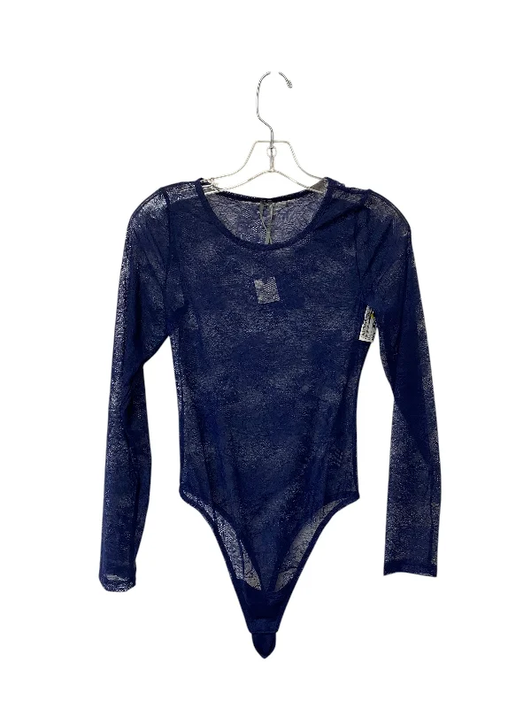 Bodysuit By Anthropologie In Blue, Size: S