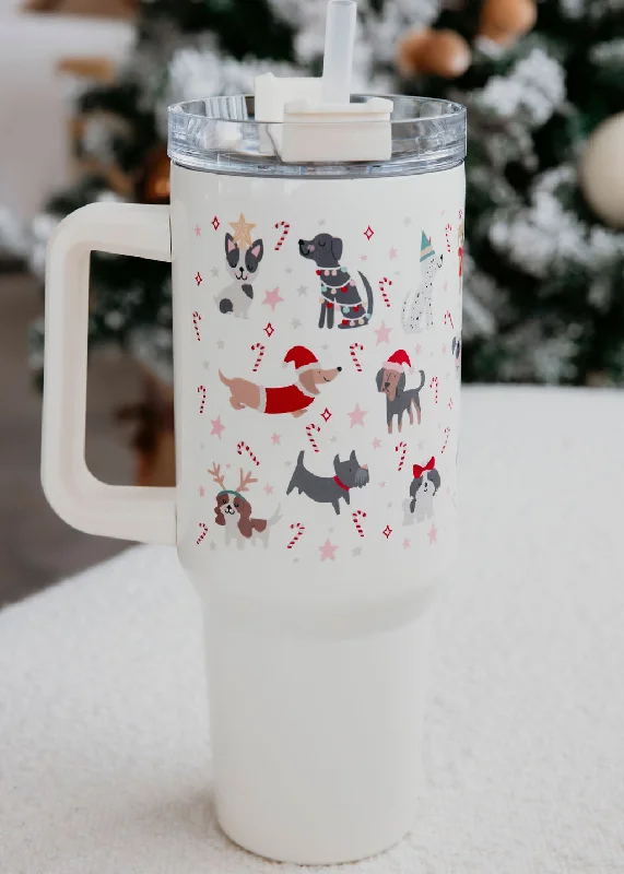 Christmas Dog Tumbler