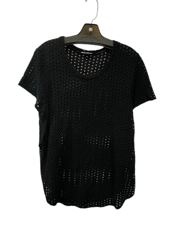 Black Top Short Sleeve Designer Wilfred, Size L