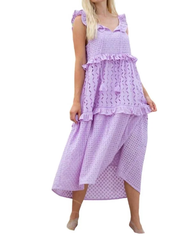 Dominique Dress In Lavender