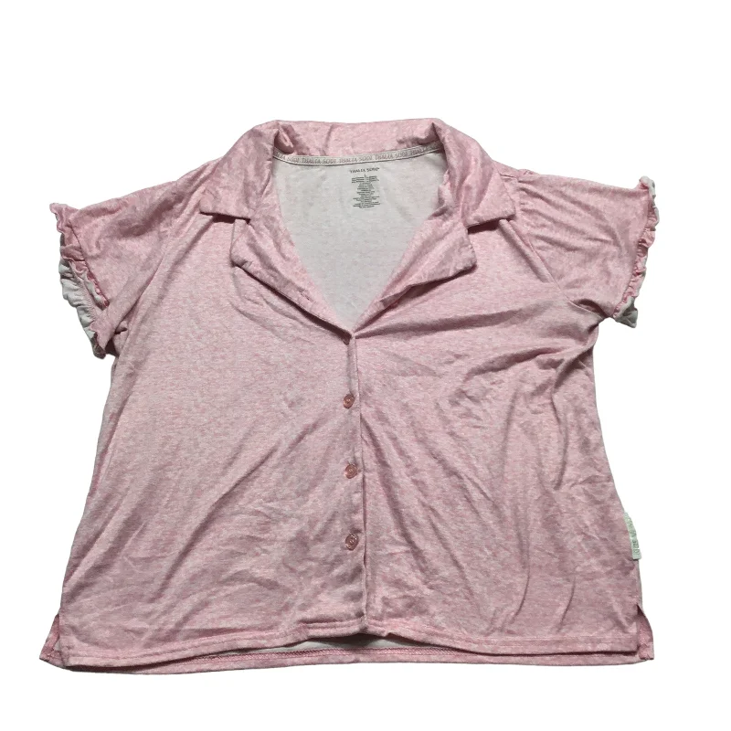 Pink Top Short Sleeve Thalia Sodi, Size L