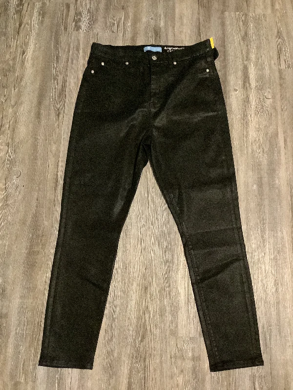 Jeans Skinny By 7 For All Mankind In Black, Size: 14