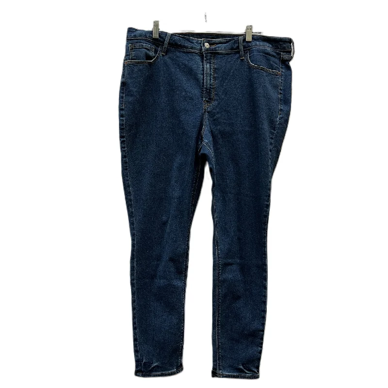 Jeans Skinny By Old Navy In Blue Denim, Size: 18