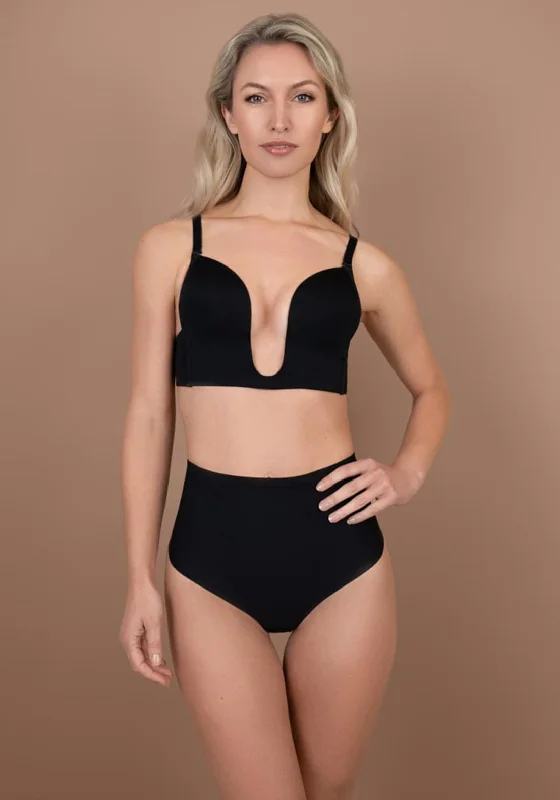 Bye Bra Ultra Plunge Bra, Black