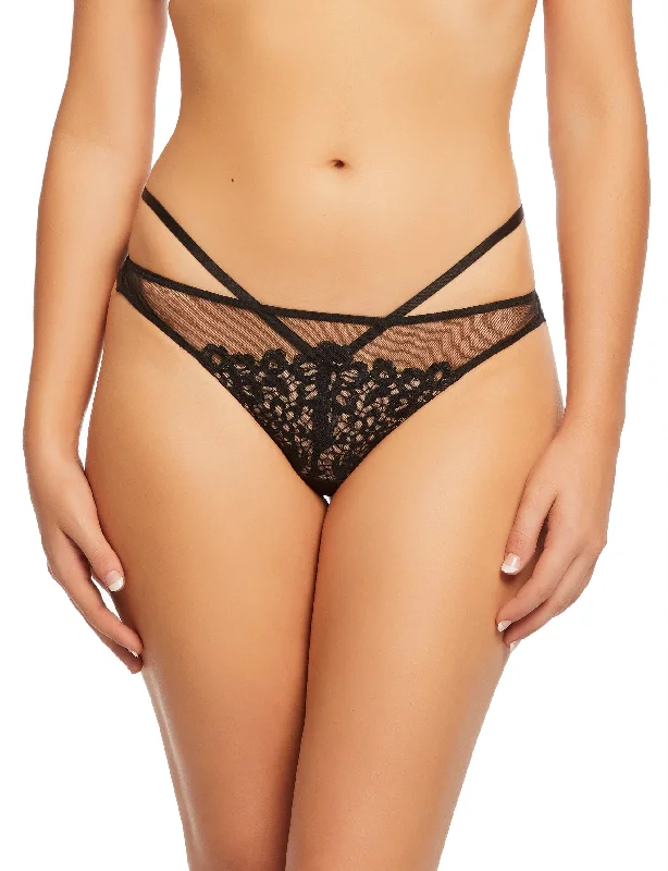 Dahlia G-string - Black