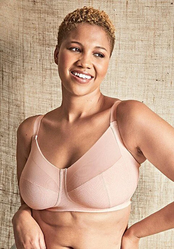 Royce Rosa Full Cup Comfort Wire Free Bra, Blush