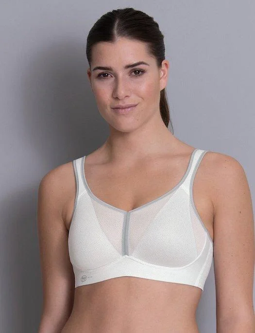 Anita Air Control Sports Bra, WHITE