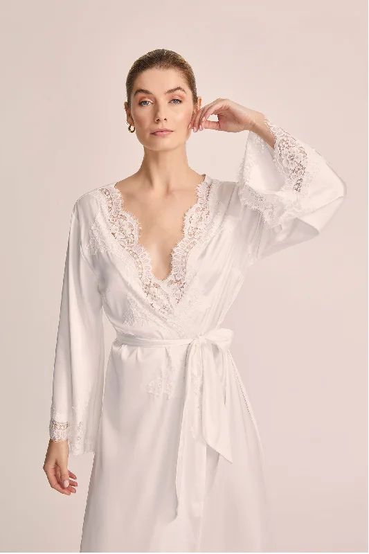 Sian Long Robe - White