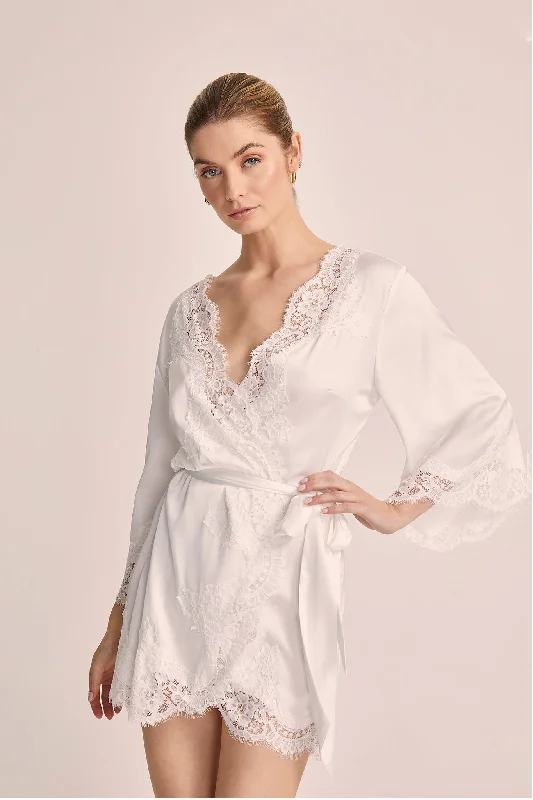 Sian Mini Robe - White